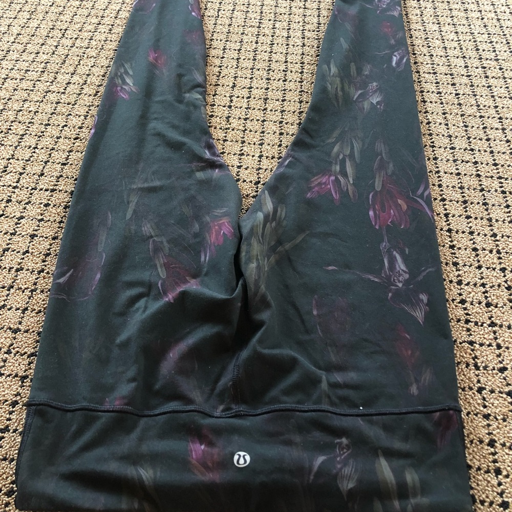 Floral leggings full length